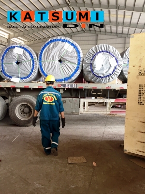Giao băng tải Katsumi DIn cho nhà máy xi hàng đầu Việt Nam